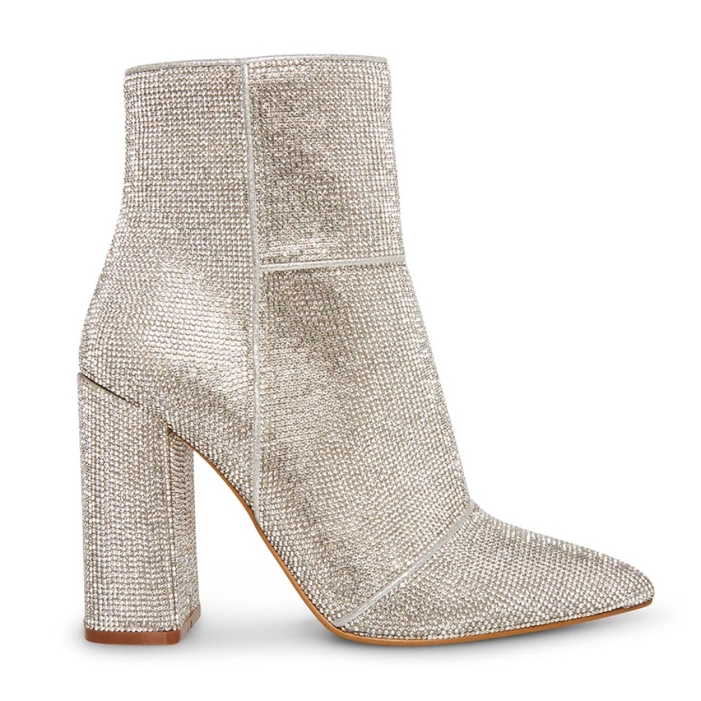 STEVE MADDEN RHINESTONE BOOTIES SIZE 9.5